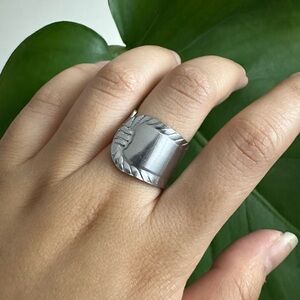 Stainless Steel Spoon Ring 🥄